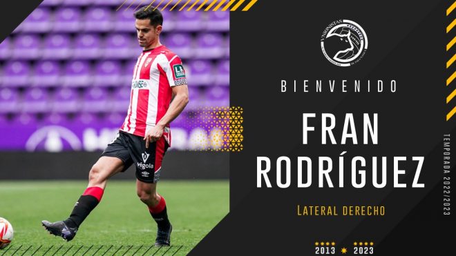 FICHAJE | Fran Rodríguez, refuerzo para el lateral con experiencia en Segunda División